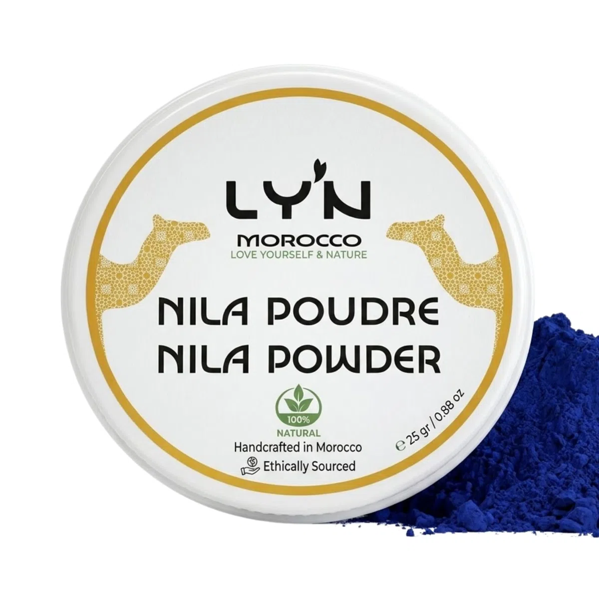 Polvo de Nila Puro y Organico – Aclarante Natural para Rostro y Cuerpo, 25 g | Reduce imperfecciones, aclarador para pieles opacas y áreas oscuras, cuerpo y cara, refuerzo de brillo