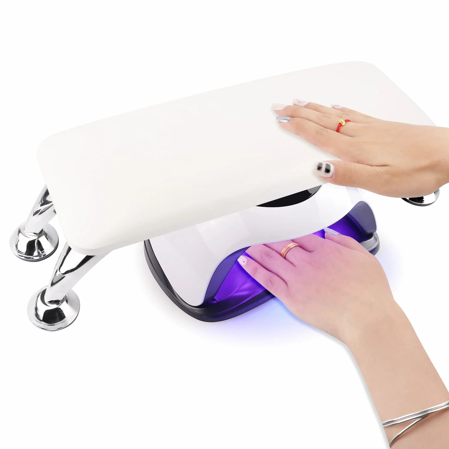 talifoca Almohada para Reposamanos de Uñas, Almohada de Mano de Uñas de Cuero de Microfibra, Cojín de Mano de Manicura,Reposabrazos para Uñas Mesa Manicur para Reposabrazos