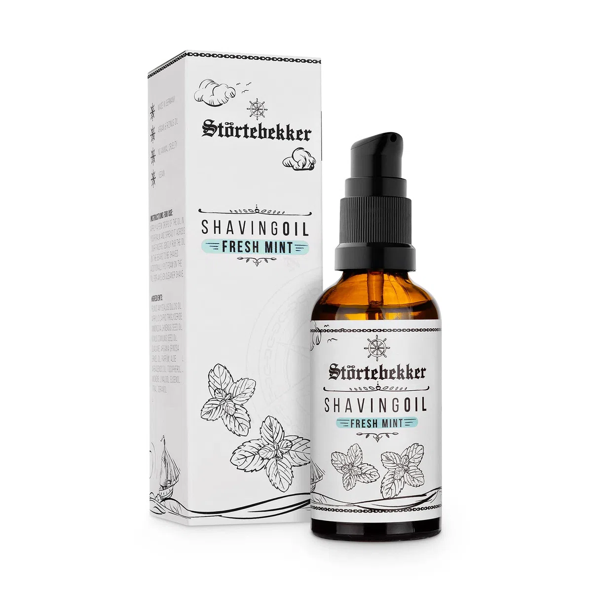 Aceite de afeitar para la preparación del afeitado y el afeitado de los contornos - Aceite pre afeitado vegano - Aceite de afeitar para hombres con una agradable fragancia - Fabricado en Alemania