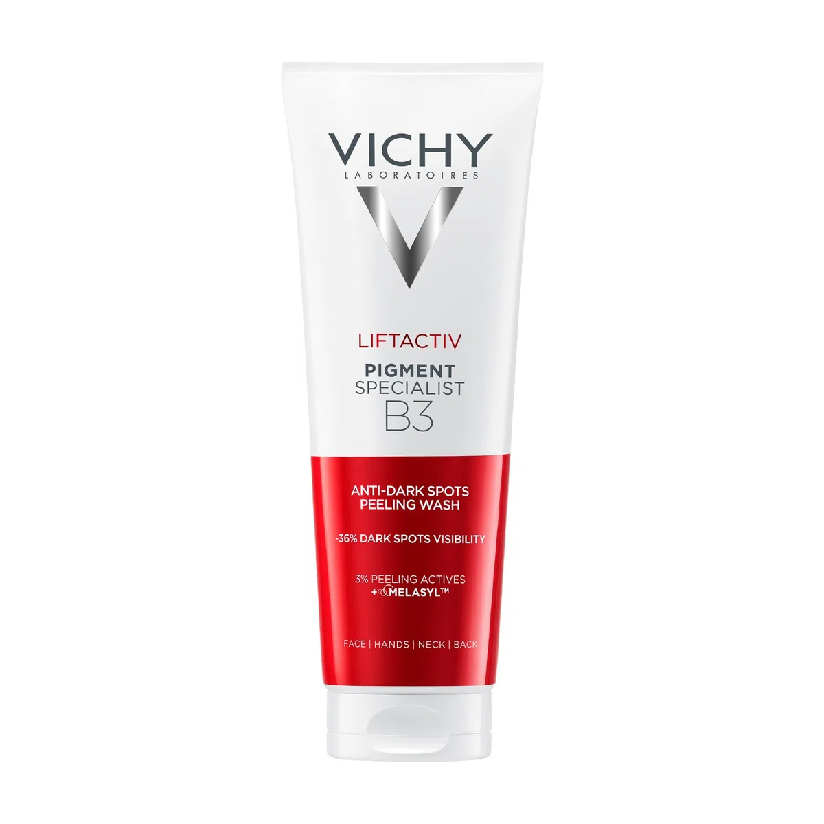 Vichy Liftactiv Pigment Specialist B3 Gel limpiador exfoliante con Melasyl para reducir las manchas oscuras, 125 ml