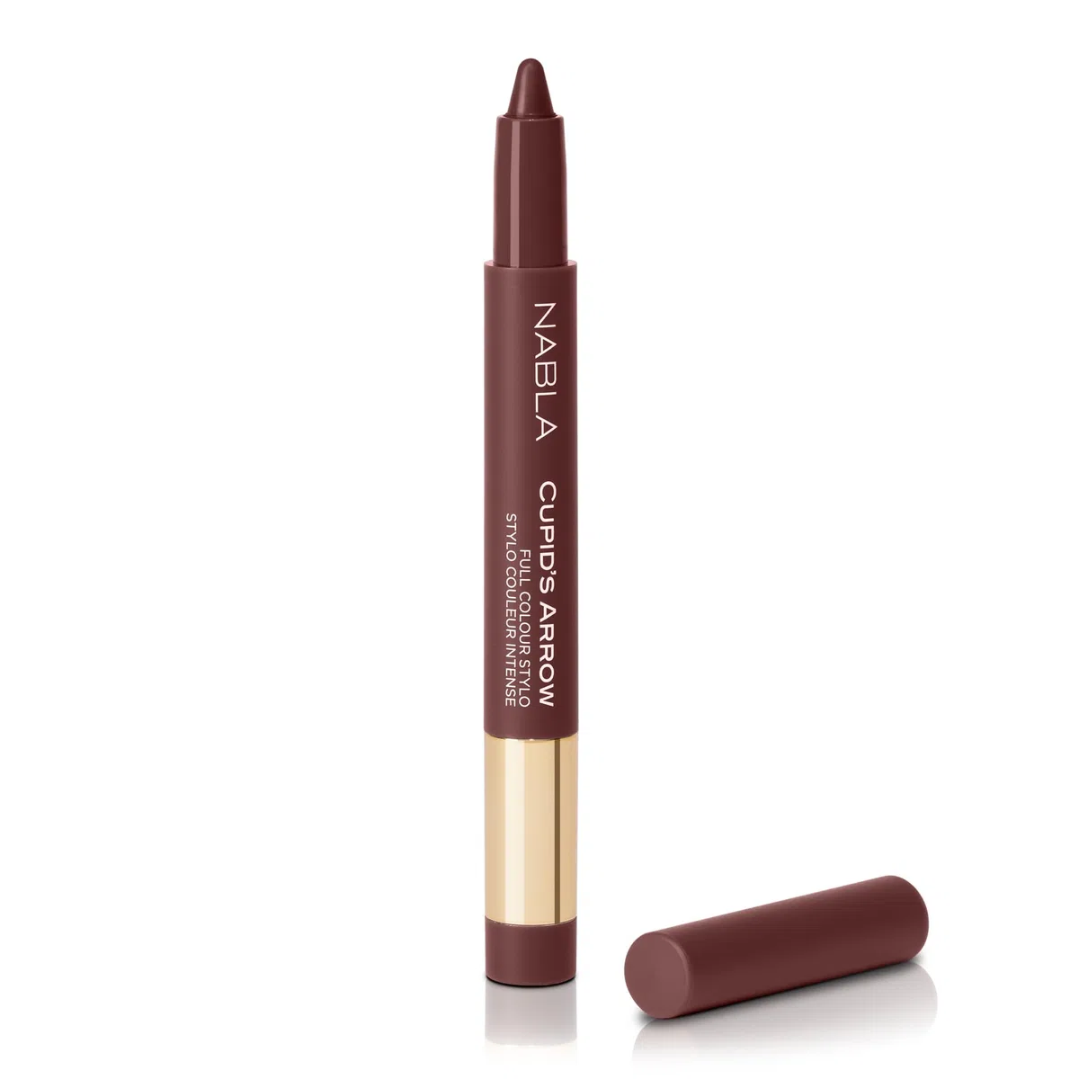 NABLA Cupid's Arrow Longwear Stylo, Maroon | Crayon stylo longue tenue et hautement pigmenté | Liner, ombre à paupières ou rouge à lèvres, texture crémeuse pour un maquillage impeccable