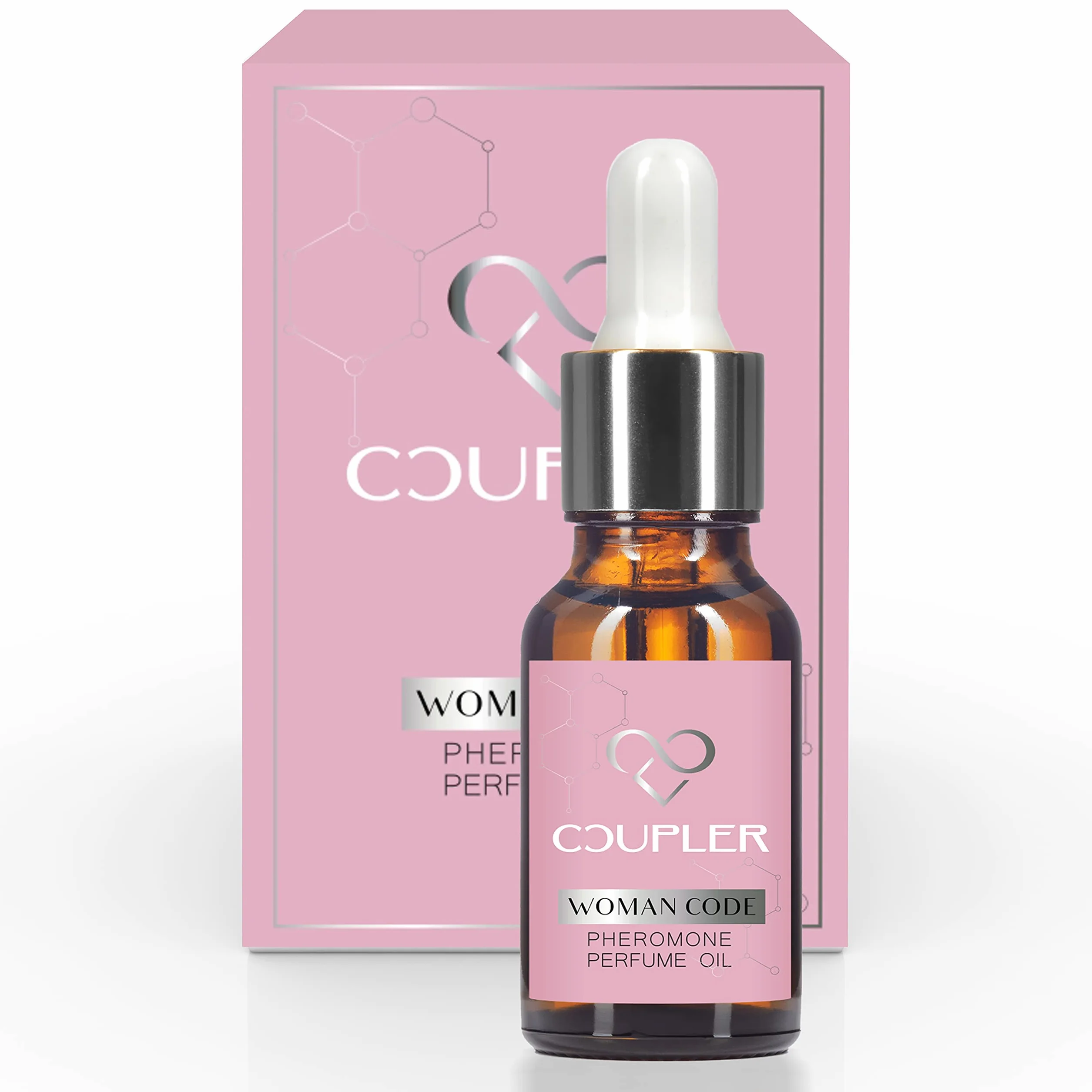 Coupler Perfume Feromonas Mujer. Fórmula Extra Concentrada. Fragancia de Larga Duración. Frasco con Cuentagotas 10ml. Perfume de Viaje Portátil