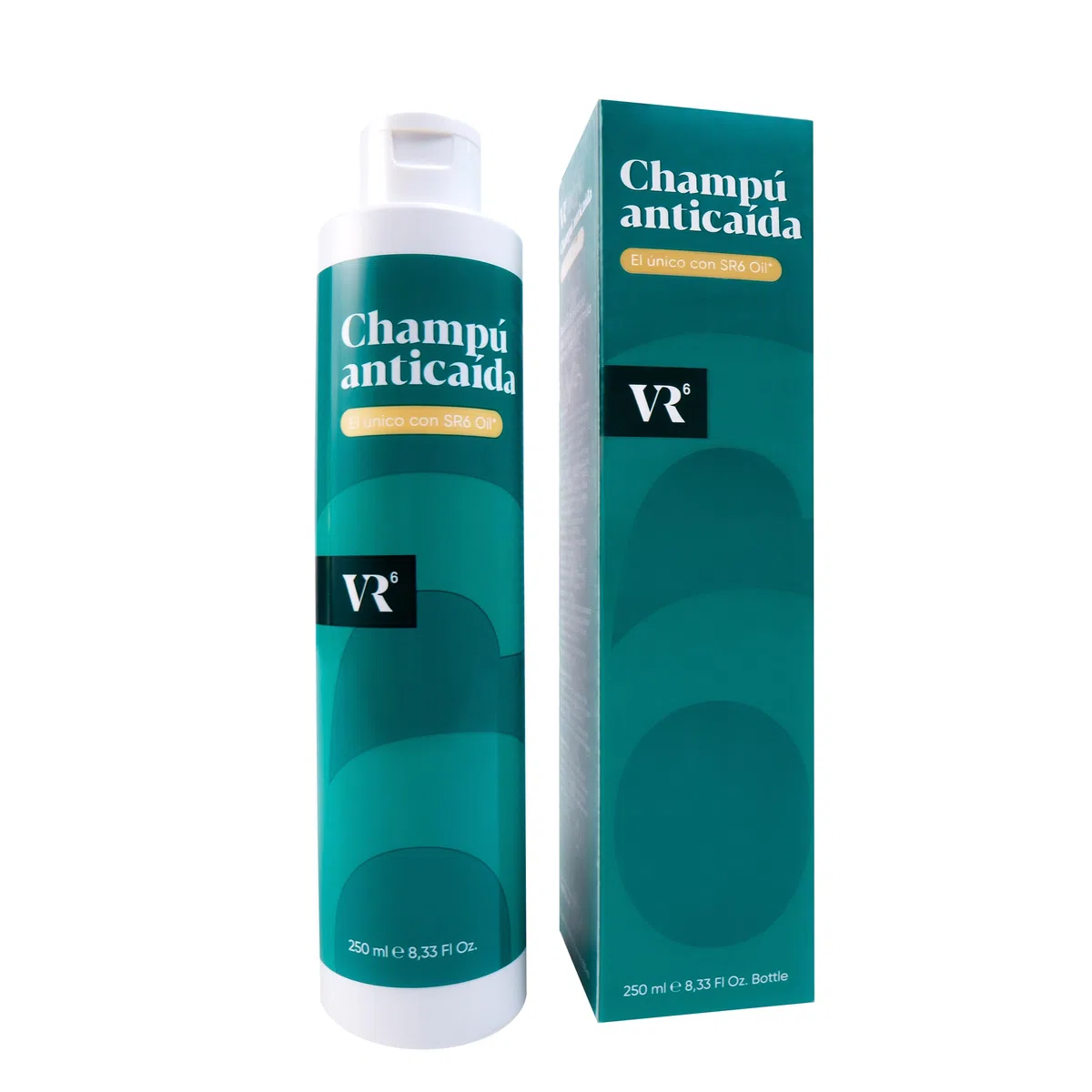 VR6 - Champú anticaída para el crecimiento del cabello Mujeres & Hombres - Contiene Zinc + Betaine + Arginine - Tratamiento anticaída del pelo - Fortalece y Estimula el Crecimiento del Cabello
