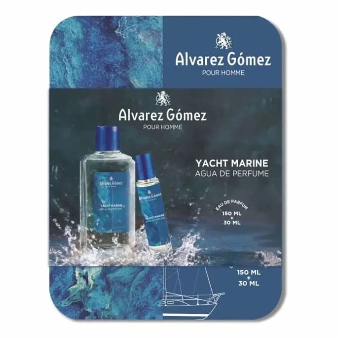 Alvarez Gomez Yatch Marine Men's Perfume 2 Piece Set