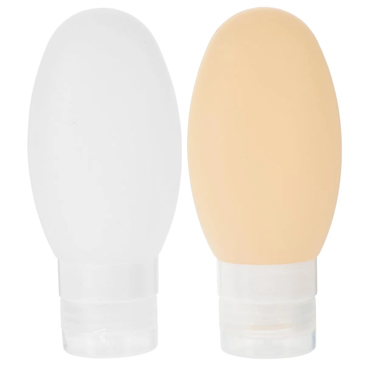 ABOOFAN 2 Botellas De Viaje De Silicona Con Ventosa Recipientes Recargables Exprimibles Para Champú Loción Y Gel De Ducha Contenedores Portátiles Para Baño Camping Y Gimnasio
