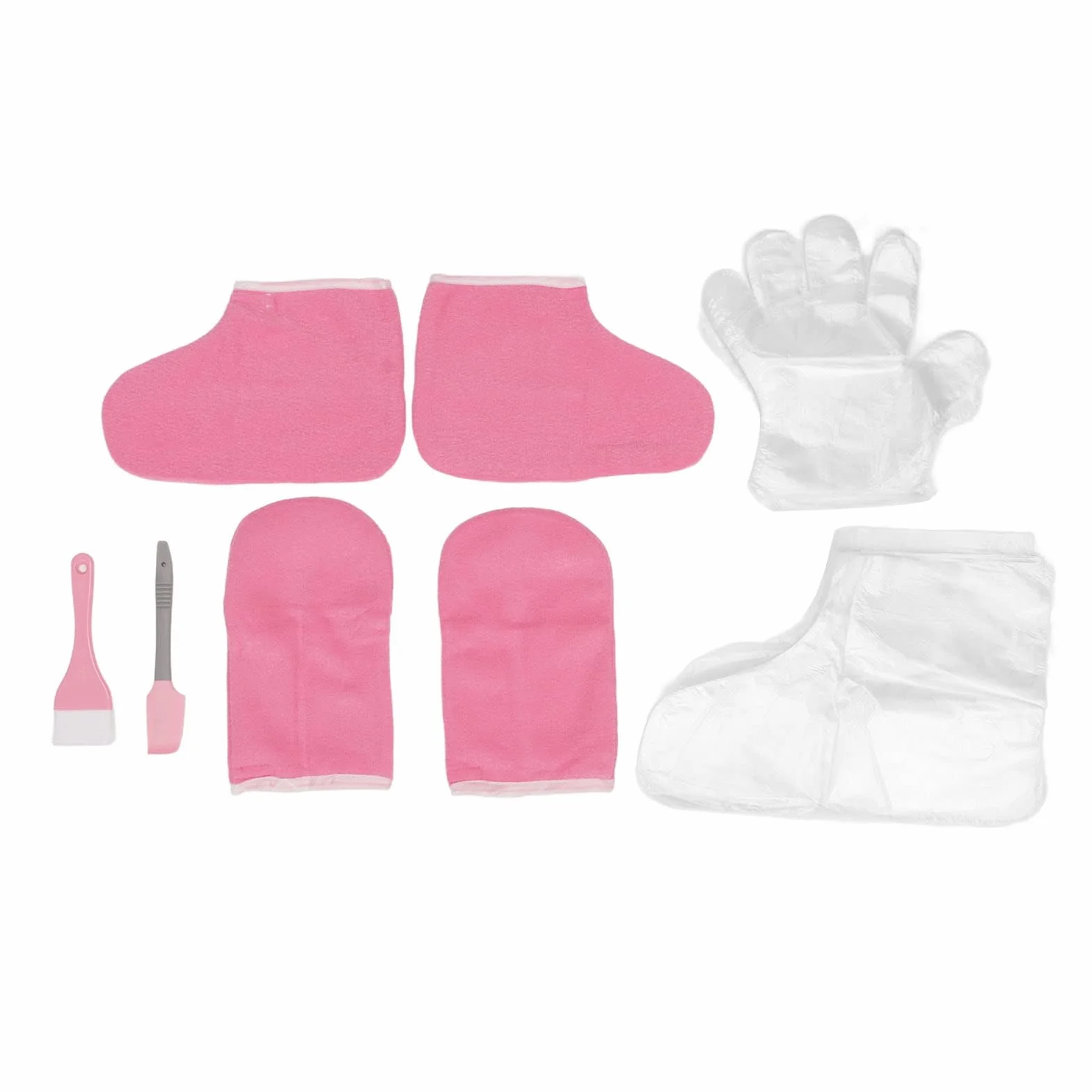 Revestimientos Para Manos Y Pies De Cera Parafina, Guantes Desechables Manoplas De Cera Juego De Pies Manoplas De Algodón Suave Pies Kit De Cuidado De Manos Para El Cuidado De Manos Y Pies