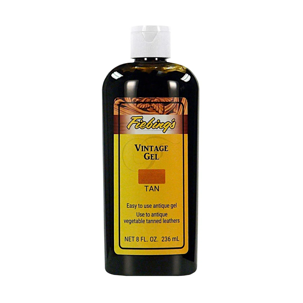 Fiebing's Vintage Gel - Bronceado 8 oz - Gel antiguo para cuero