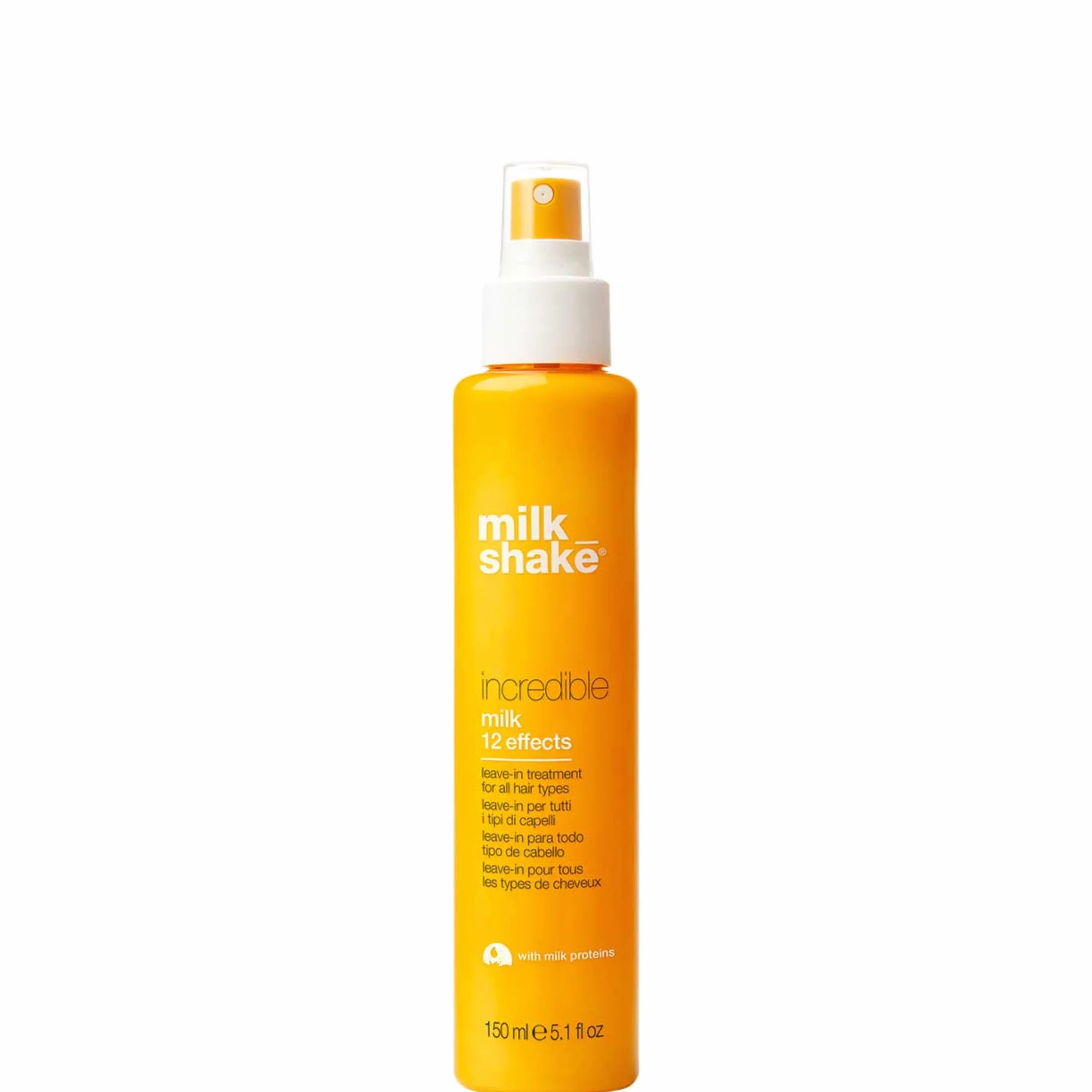 milk_shake | Incredible Milk 150 ml, Acondicionador sin aclarado para todo tipo de cabello, Made in Italy