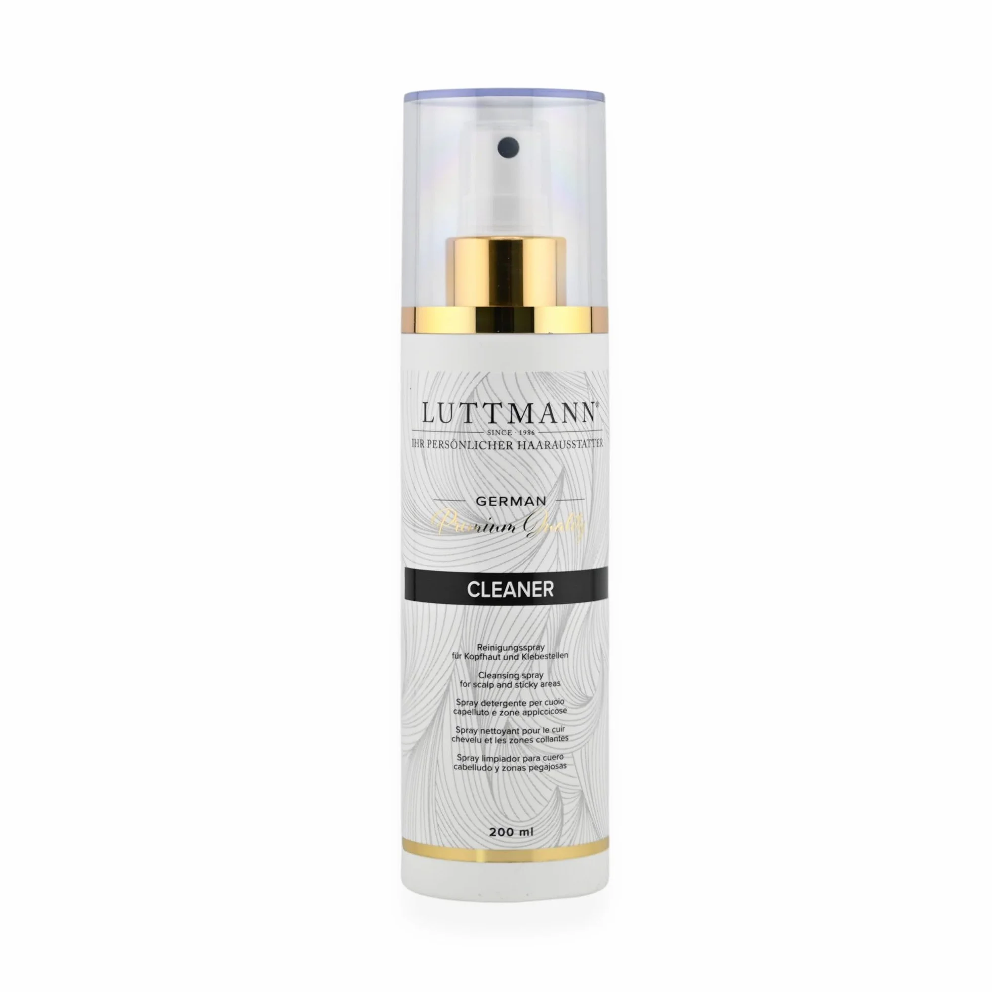 Cleaner Solvent 200 ml Tape Extensions Bonding Solvent - Spray removedor/limpiador para el cuero cabelludo y las zonas de pegado - Made in Germany