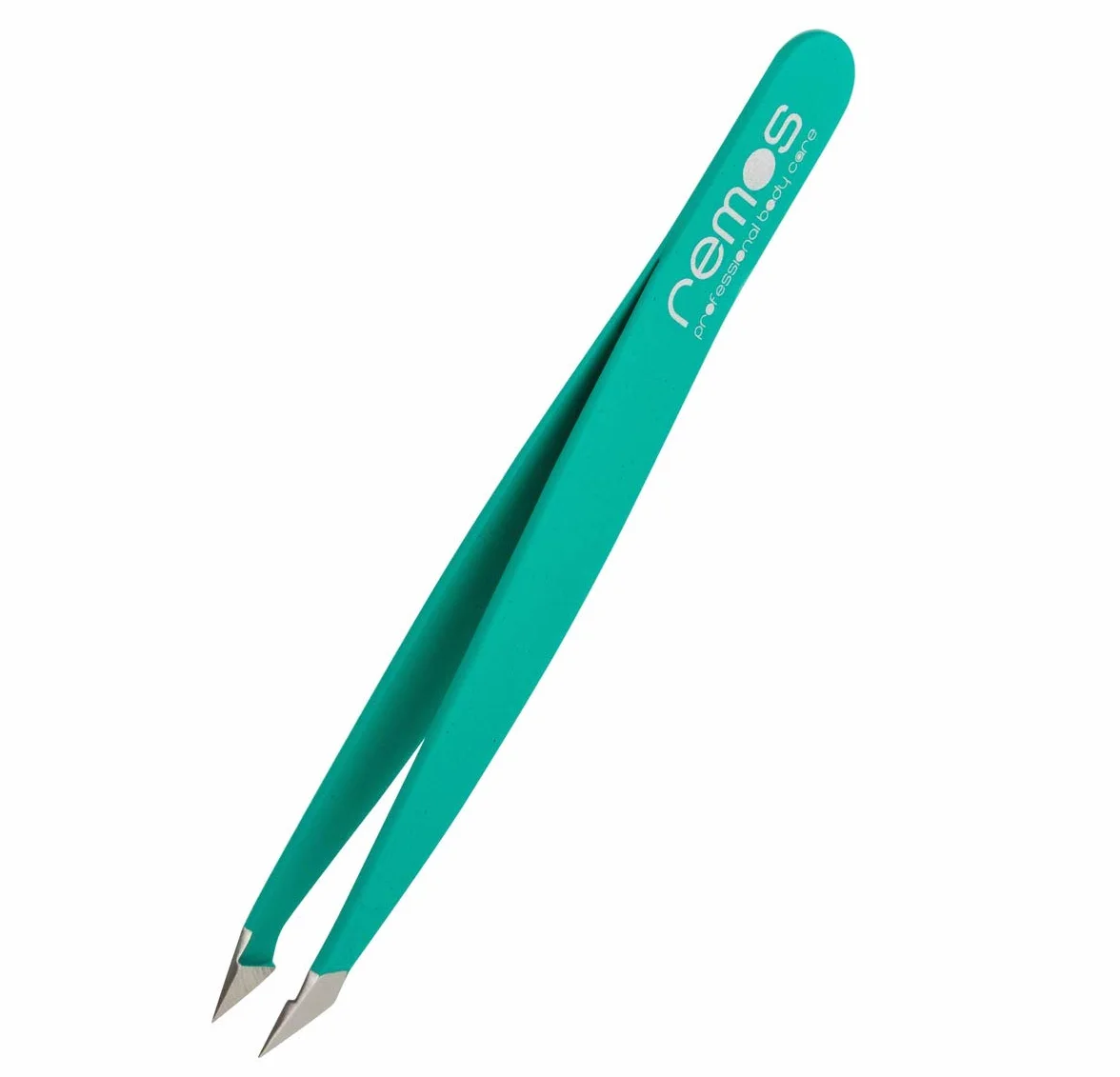REMOS Pinzas combi acero inoxidable [INOX] 9,5 cm - 2en1 para astillas y pelos en verde