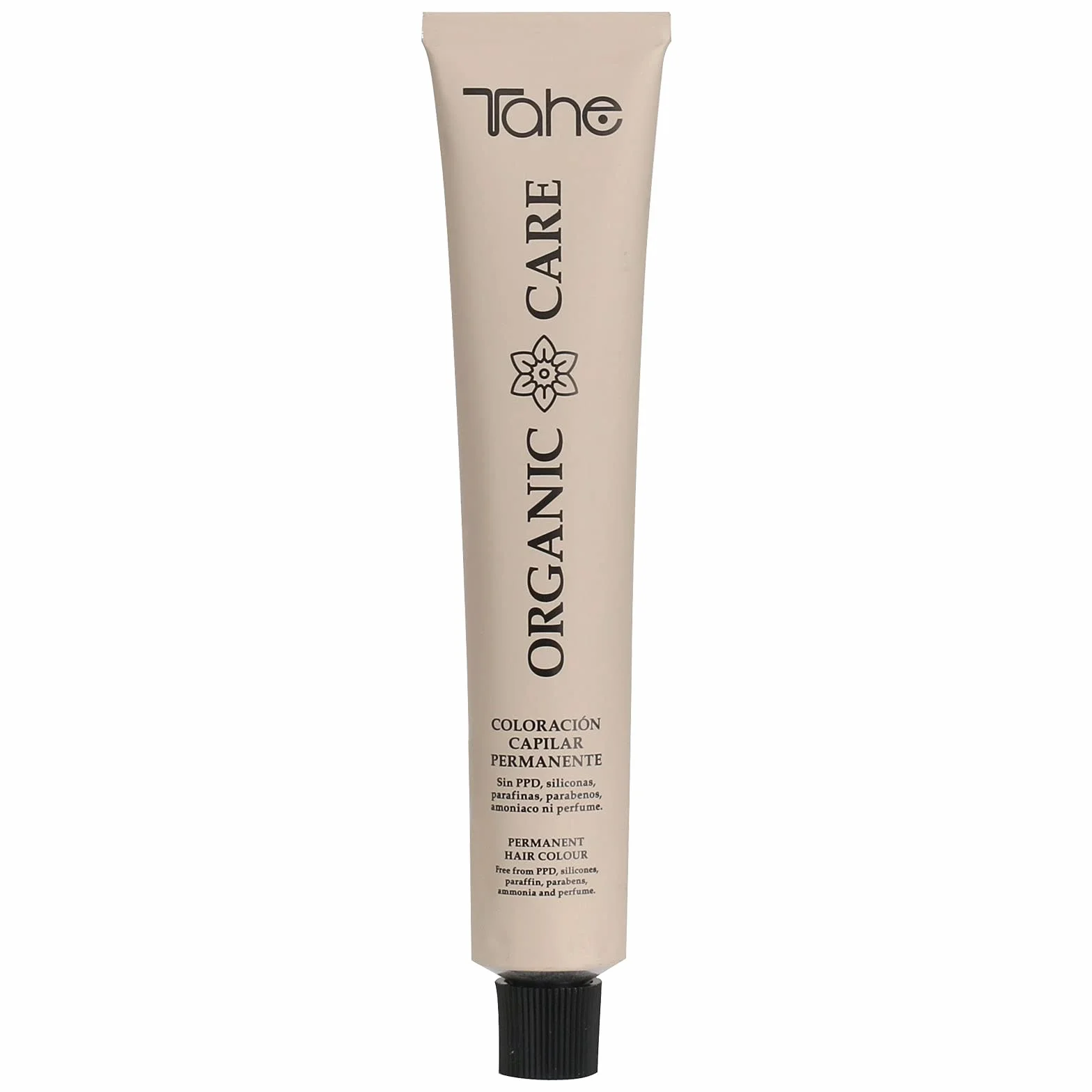 Tahe Organic Care Tinte Orgánico Permanente para el cabello de larga duración Sin Amoniaco, 100 ml, Tono 6.1 Rubio Oscuro Ceniza