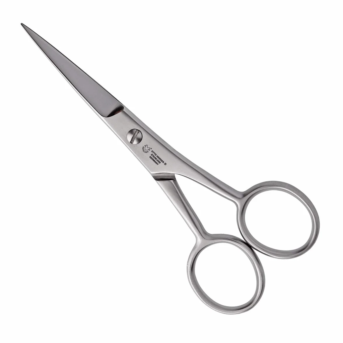 Tijeras de Barba de acero inoxidable mate específicamente para dar forma a la barba